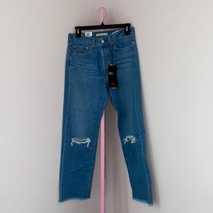 Levi’s Premium High Rise Straight Leg Jeans